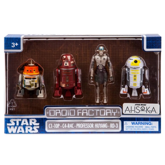 Other - Disney Star Wars Ahsoka Droid Factory Action Figure Set - NEW